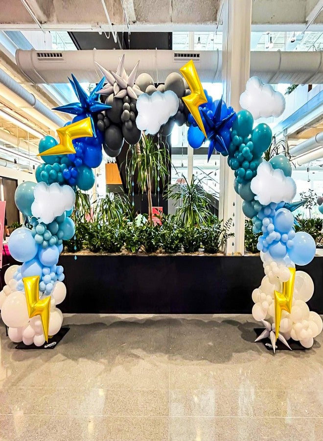 KHC-KHF Lightningbolt-Balloons Cloud-Balloon 8PCS 45in Lightning Bolt Foil Balloon 30in Cloud Balloons Birthday Party Baby Shower Wedding Decorations Supply - Image 2